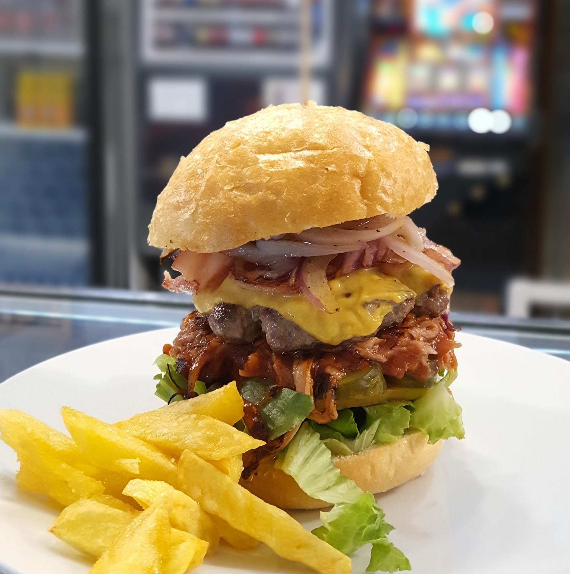 Hamburguesa de El Puchero de Lerma