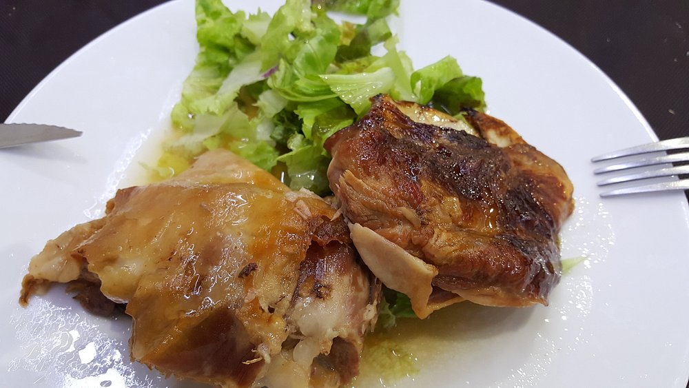 Pollo con verduras de El Puchero de Lerma